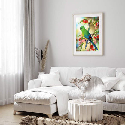 Parrot - Full Round Drill Diamond Painting 50*60CM