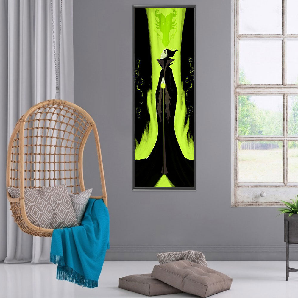 Maleficent Witch - Full Round Drill Diamond Painting 30*70CM