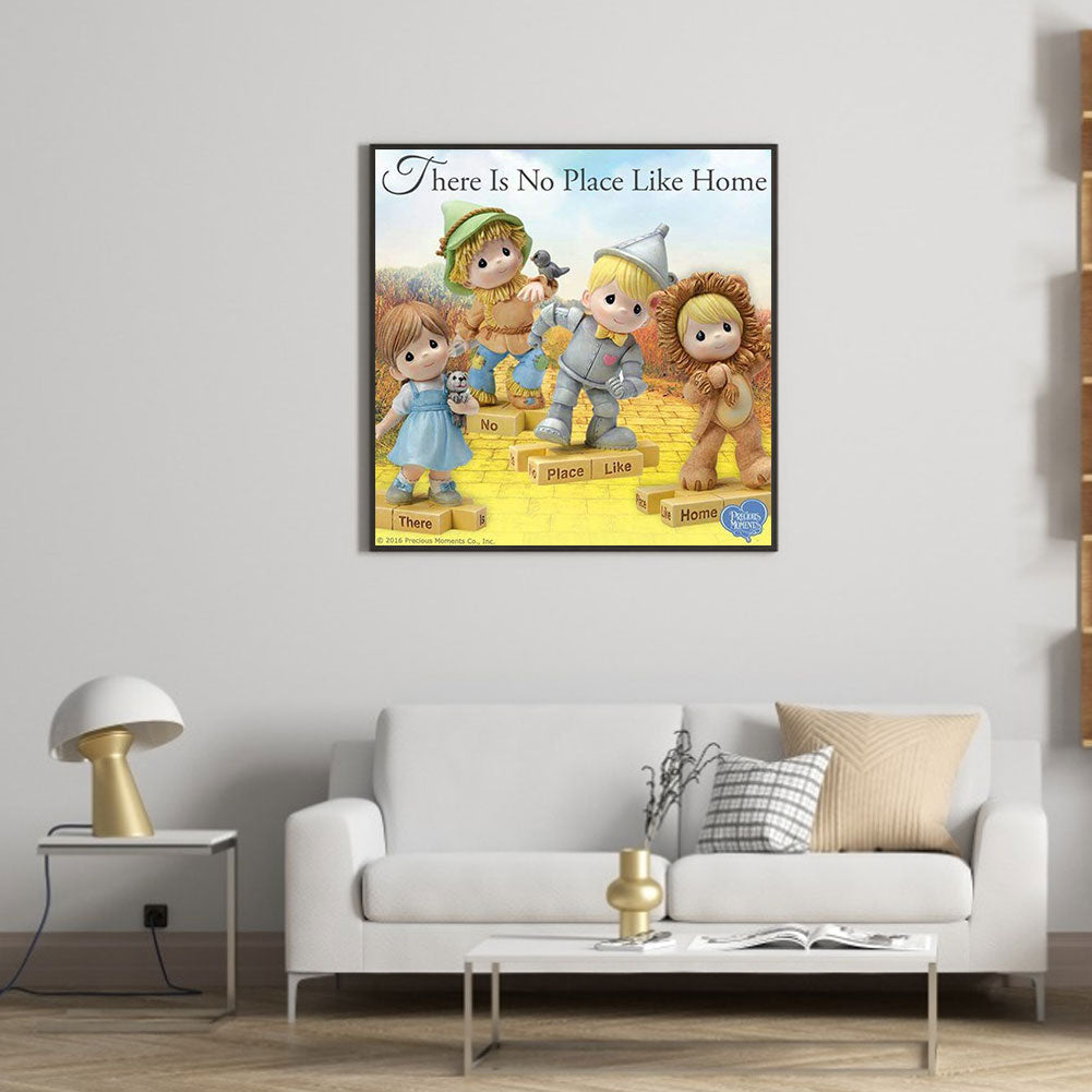 Precious Moment Record Cartoon Character - Full Square Drill Diamond Painting 50*50CM