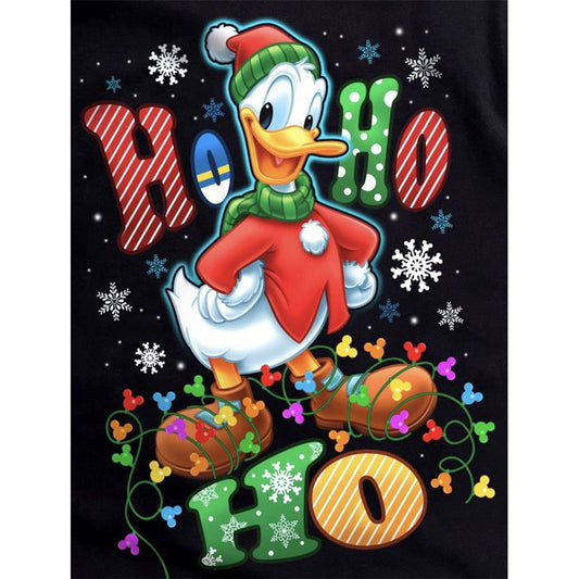 Christmas Disney Donald Duck - Full Round Drill Diamond Painting 30*40CM