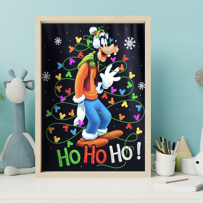 Christmas Disney Goofy Dog - Full Round Drill Diamond Painting 30*40CM