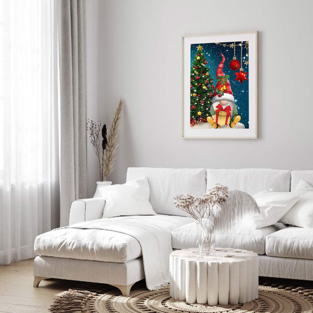 Christmas Tree Goblins 30*40CM(Canvas) Full Round Drill Diamond Painting