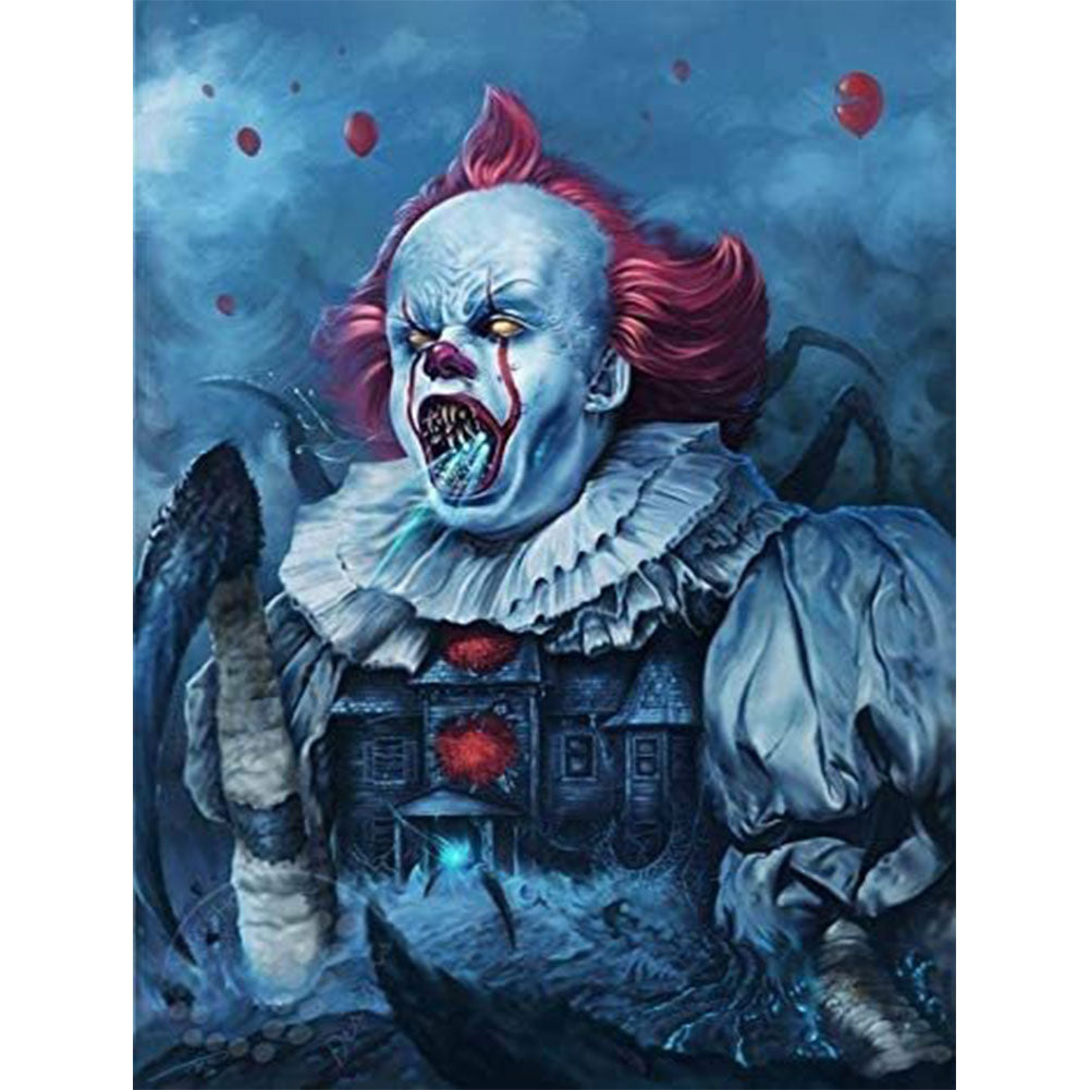 Clown - Full Round Drill Diamond Painting 30*40CM