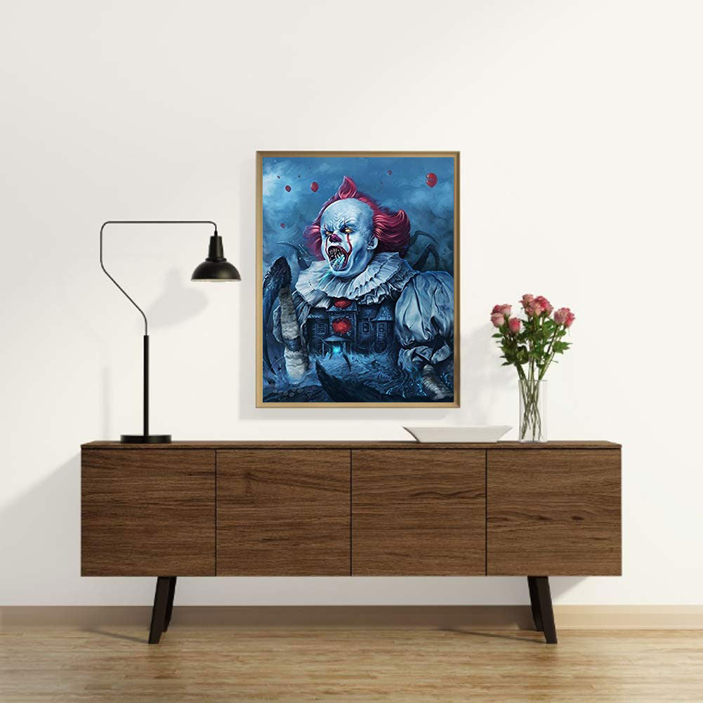 Clown - Full Round Drill Diamond Painting 30*40CM