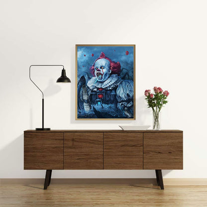 Clown - Full Round Drill Diamond Painting 30*40CM