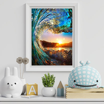 Waves - Full Round Drill Diamond Painting 40*50CM