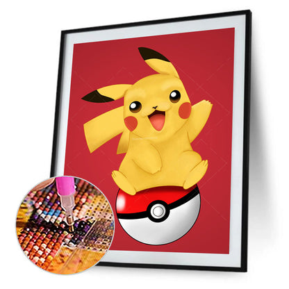 Pikachu - Full Round Drill Diamond Painting 30*40CM