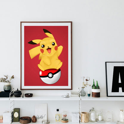 Pikachu - Full Round Drill Diamond Painting 30*40CM