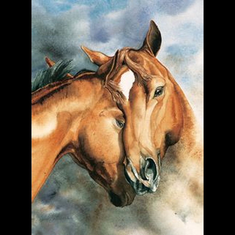 Horse 30*40CM(Canvas) Full Round Drill Diamond Painting