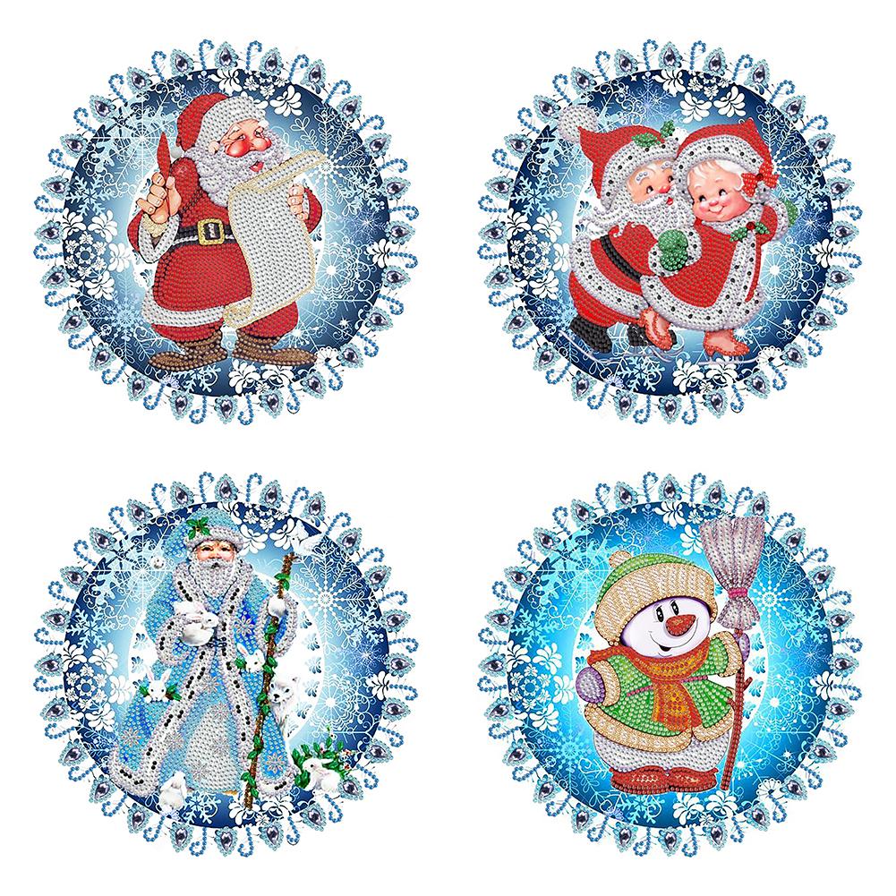 Santa Claus - Special Shaped Drill Diamond Paiting 30*30CM