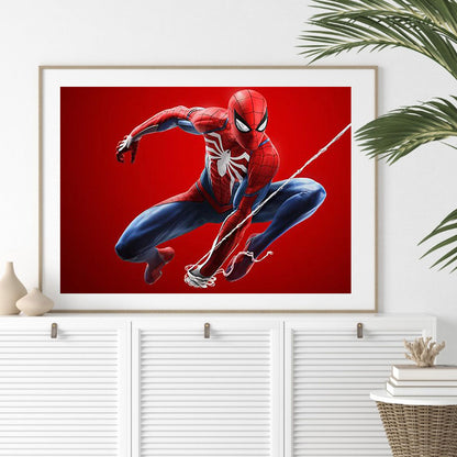 Spiderman - Full Round Drill Diamond Painting 50*40CM