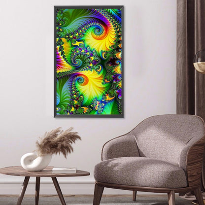 Fractal Abstract Art - Full Round Drill Diamond Painting 40*70CM