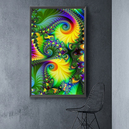 Fractal Abstract Art - Full Round Drill Diamond Painting 40*70CM