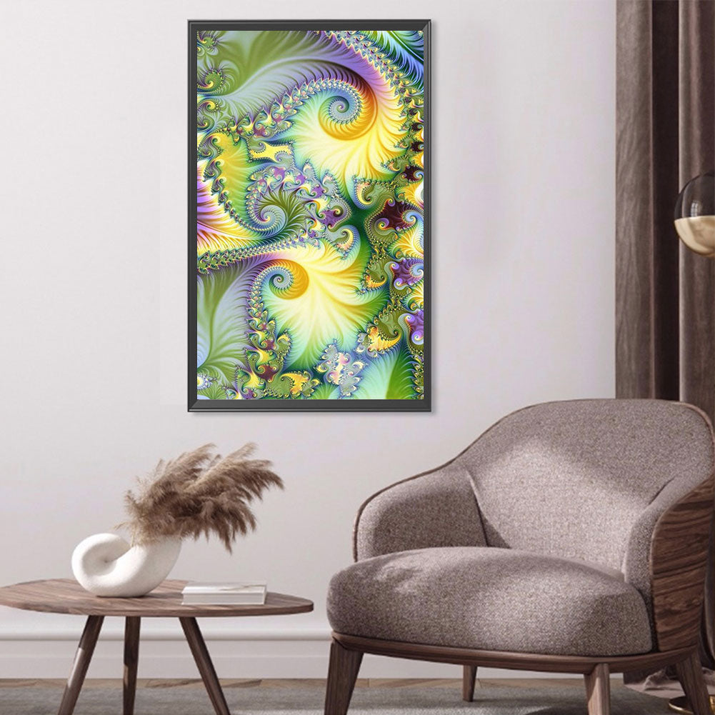 Fractal Abstract Art - Full Round Drill Diamond Painting 40*70CM