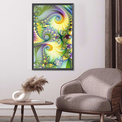 Fractal Abstract Art - Full Round Drill Diamond Painting 40*70CM
