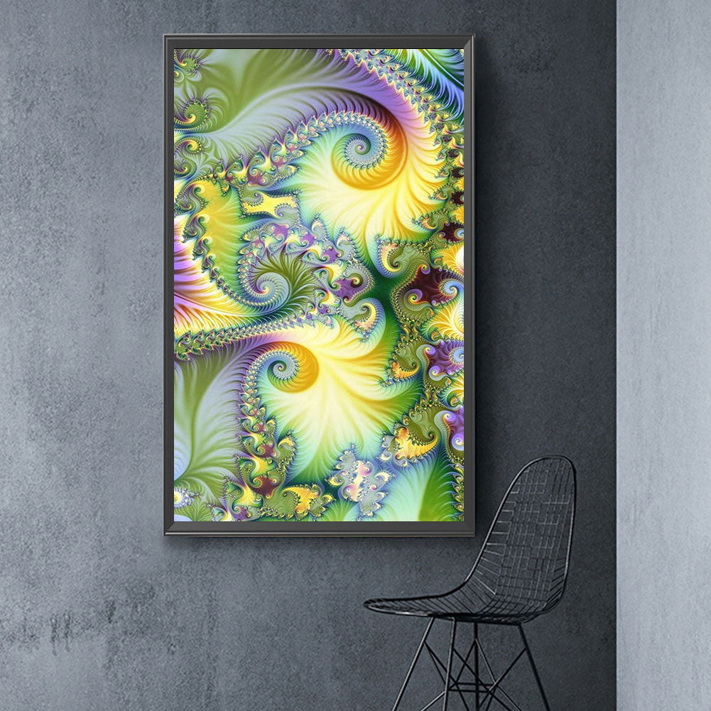 Fractal Abstract Art - Full Round Drill Diamond Painting 40*70CM
