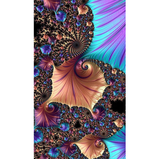 Fractal Abstract Art - Full Round Drill Diamond Painting 40*70CM