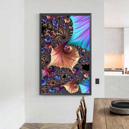 Fractal Abstract Art - Full Round Drill Diamond Painting 40*70CM