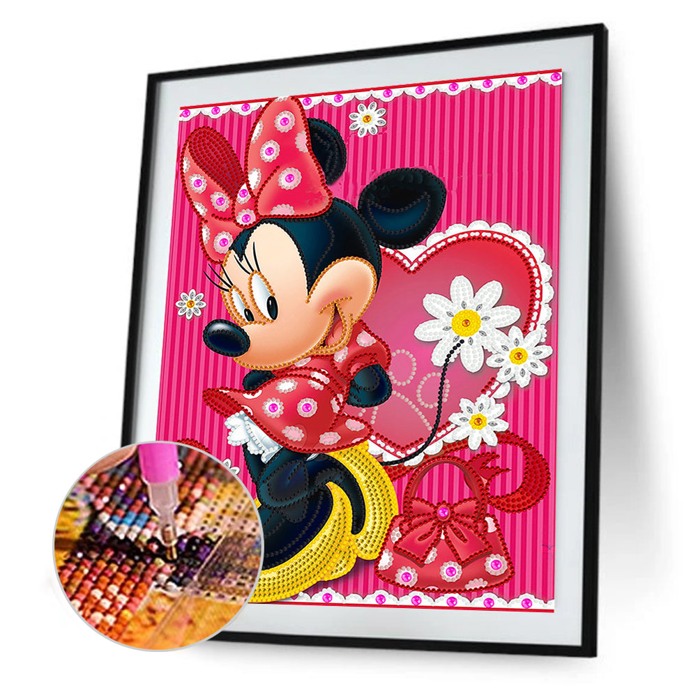 Mickey Mouse - Special Shaped Drill Diamond Painting 30*40CM