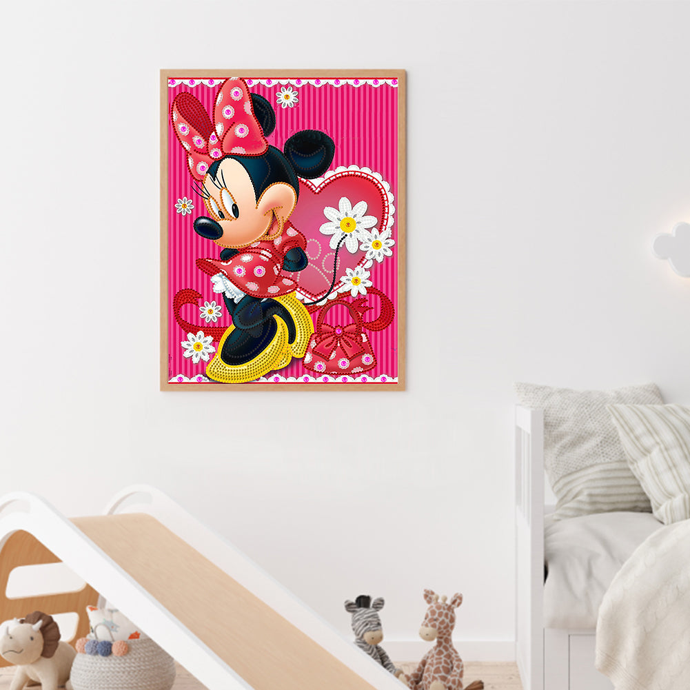 Mickey Mouse - Special Shaped Drill Diamond Painting 30*40CM