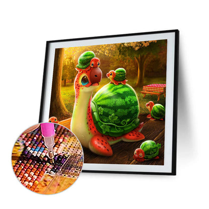 Fruit Turtle - Full Round Drill Diamond Painting 40*45CM