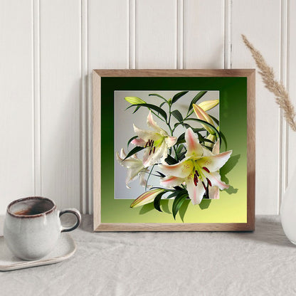 Lily Blooms - Full Square Drill Diamond Painting 50*50CM