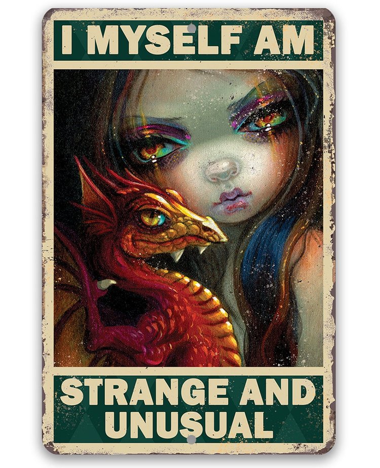 I Myself Am Strange and Unusual 30*40CM(Canvas) Full Round Drill Diamond Painting