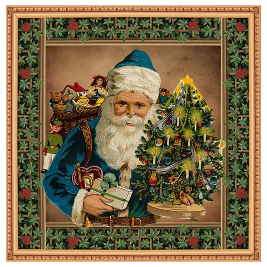 Santa L - Full Round Drill Diamond Painting 30*30CM