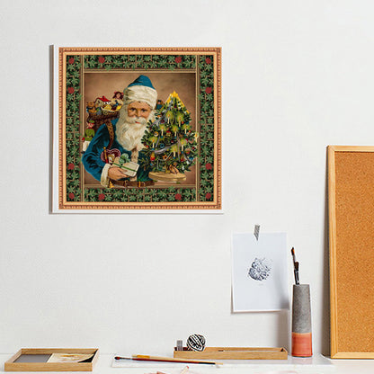 Santa L - Full Round Drill Diamond Painting 30*30CM