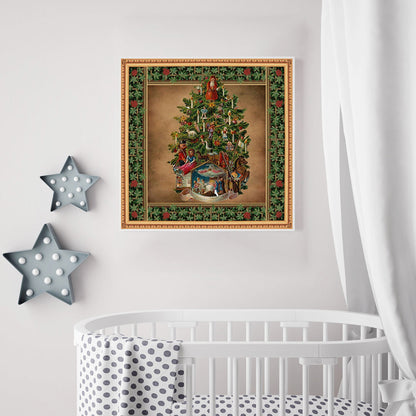 Christmas Tree - Full Round Drill Diamond Painting 30*30CM