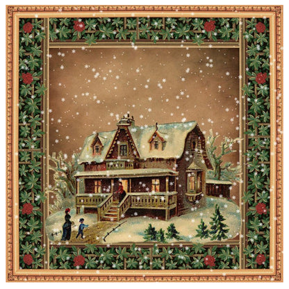 Christmas House - Full Round Drill Diamond Painting 30*30CM