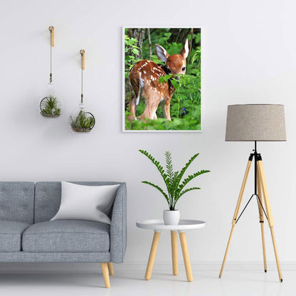 Deer - Full Round Drill Diamond Painting 50*60CM