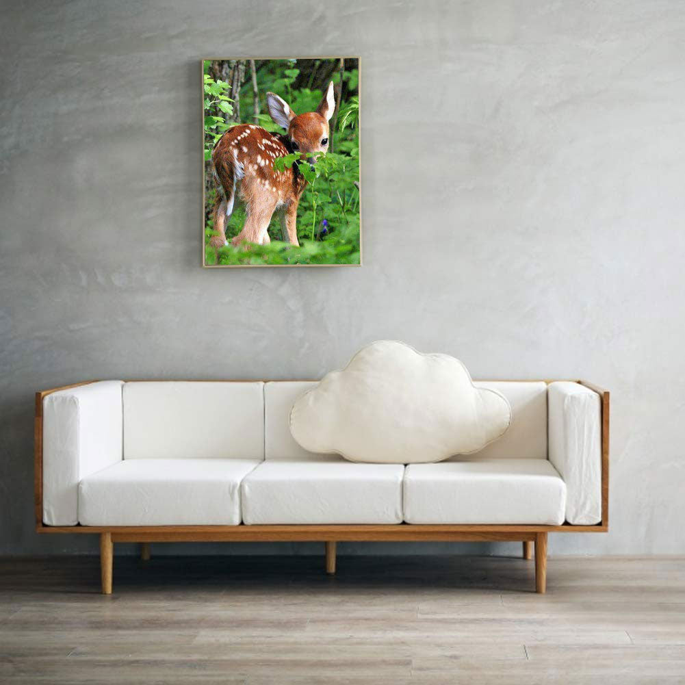 Deer - Full Round Drill Diamond Painting 50*60CM