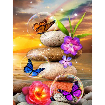 Zen Pebble - Full Round Drill Diamond Painting 30*40CM