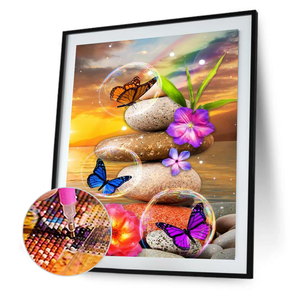 Zen Pebble - Full Round Drill Diamond Painting 30*40CM