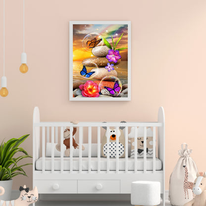 Zen Pebble - Full Round Drill Diamond Painting 30*40CM