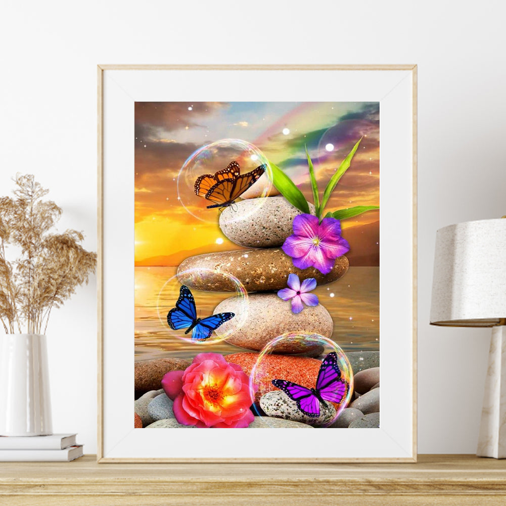 Zen Pebble - Full Round Drill Diamond Painting 30*40CM