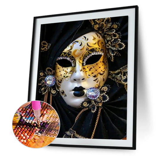Mask Woman - Full Round Drill Diamond Painting 50*60CM