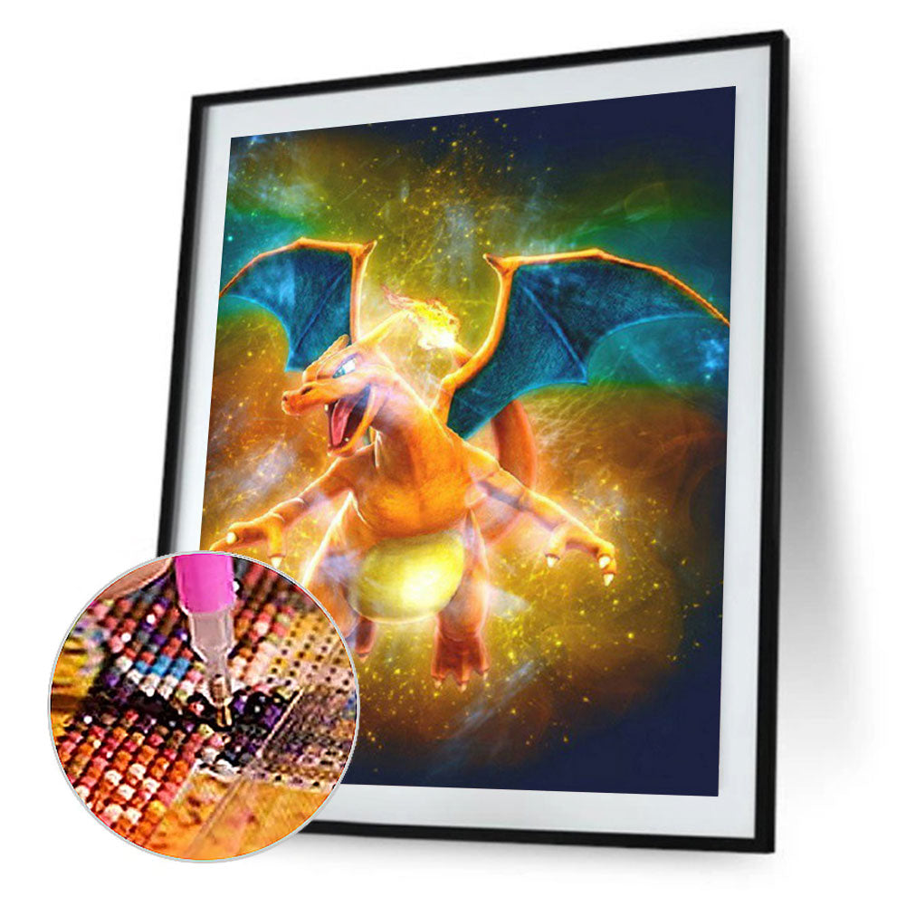 Charizard - Full Round Drill Diamond Painting 30*40CM