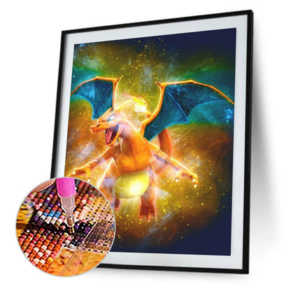 Charizard - Full Round Drill Diamond Painting 30*40CM