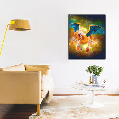 Charizard - Full Round Drill Diamond Painting 30*40CM