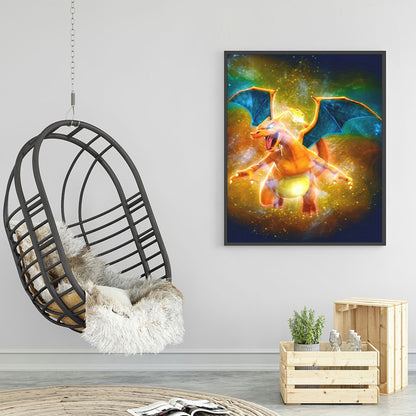 Charizard - Full Round Drill Diamond Painting 30*40CM