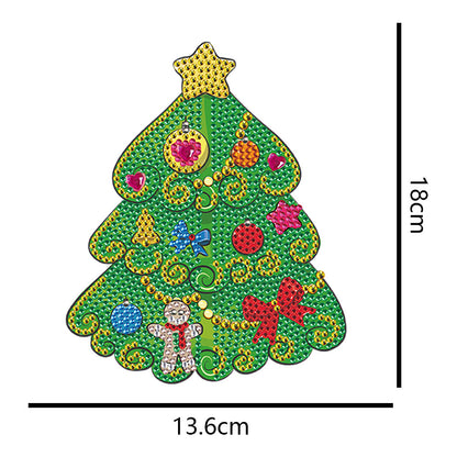 5D DIY Diamond Painting Ornament Crafts Xmas Tree Desktop Decoration Table Decor