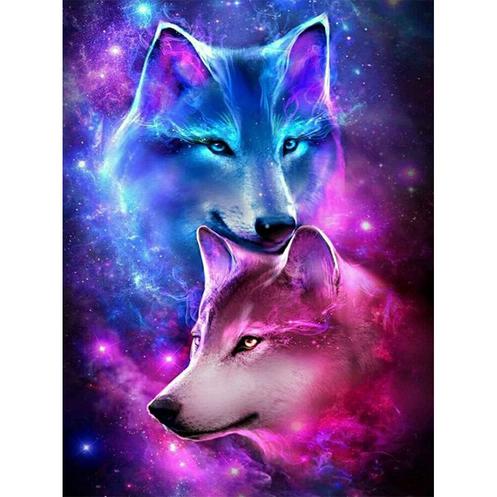 Wolf - Full Round Drill Diamond Painting 50*60CM