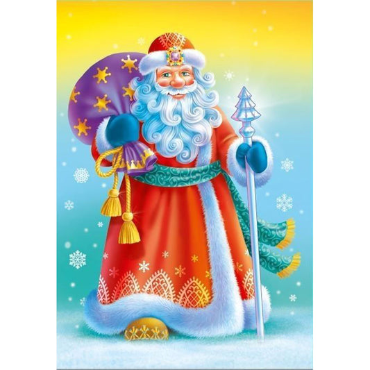 Santa Claus - Full Round Drill Diamond Painting 30*40CM