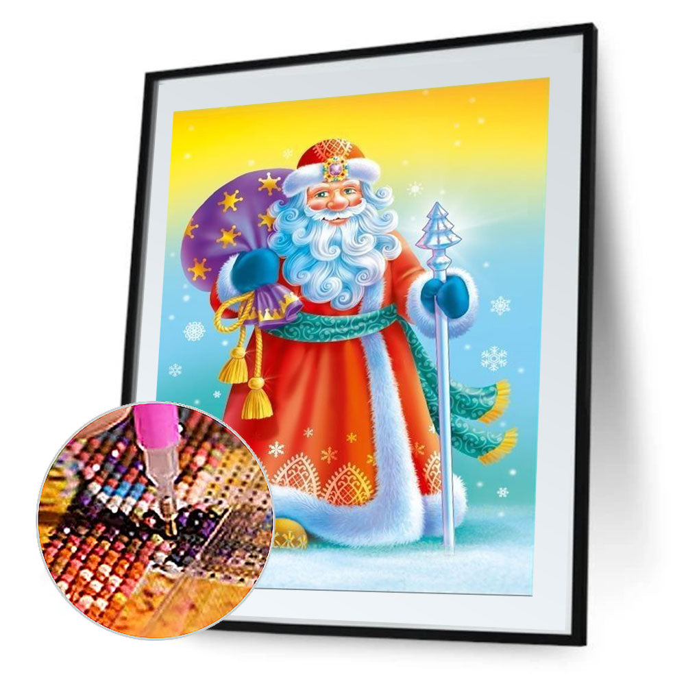 Santa Claus - Full Round Drill Diamond Painting 30*40CM