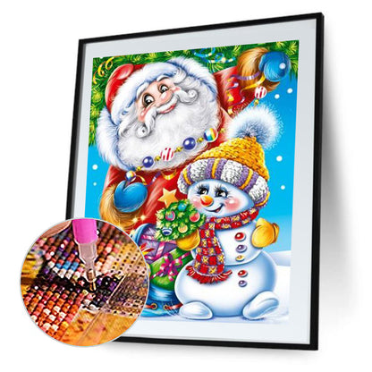 Santa Claus - Full Round Drill Diamond Painting 30*40CM