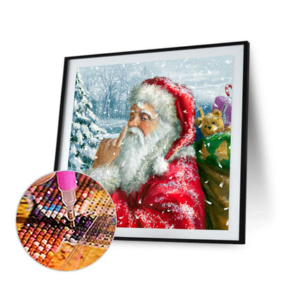 Santa Claus - Full Round Drill Diamond Painting 30*30CM