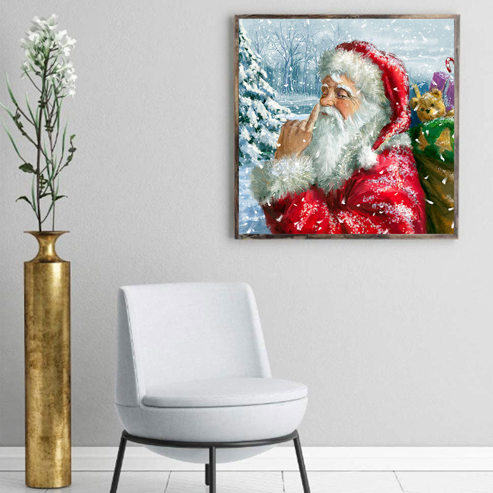 Santa Claus - Full Round Drill Diamond Painting 30*30CM