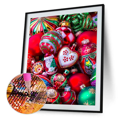 Christmas Decorations - Full Round Drill Diamond Painting 30*40CM